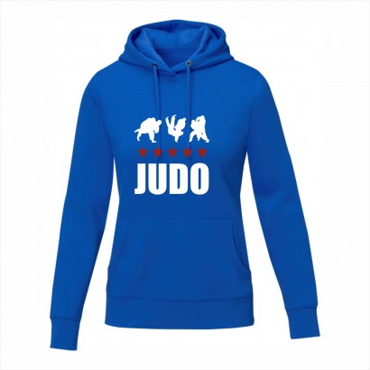 BLUZA Z KAPTUREM "STARS" BLUE