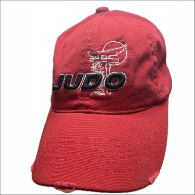 CZAPKA JUDO DAMAGED RED