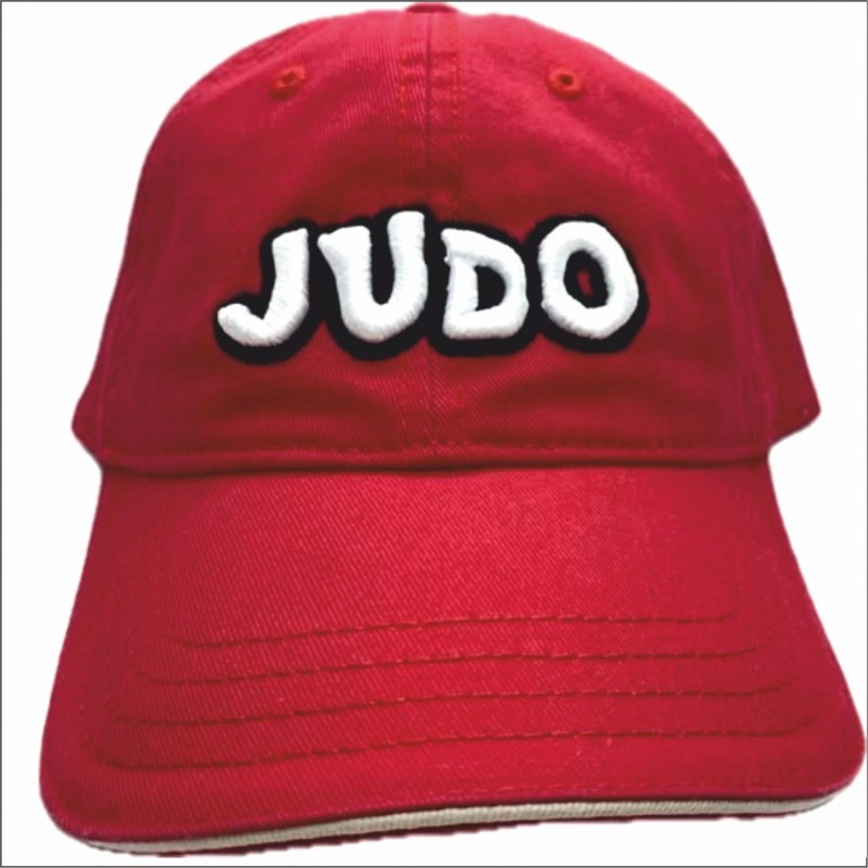 CZAPKA JUDO KIDS RED