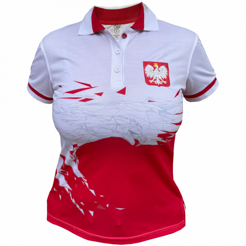Koszulka Polo POLSKA Damska